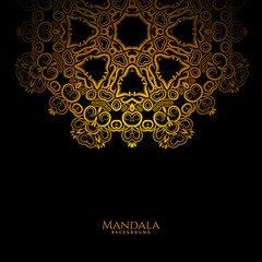 Mandala design stylish royal background