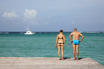 Traumhafter karibischer Strand (Tobago)