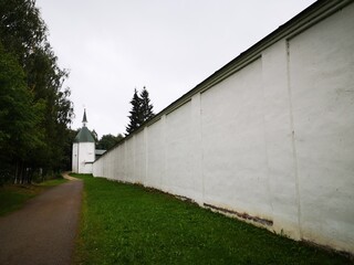 Fototapeta premium cloudy day at valday monastery