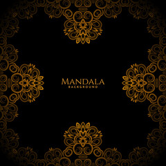 Mandala design stylish royal background