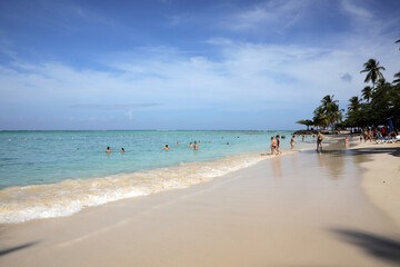 Traumhafter karibischer Strand (Tobago)