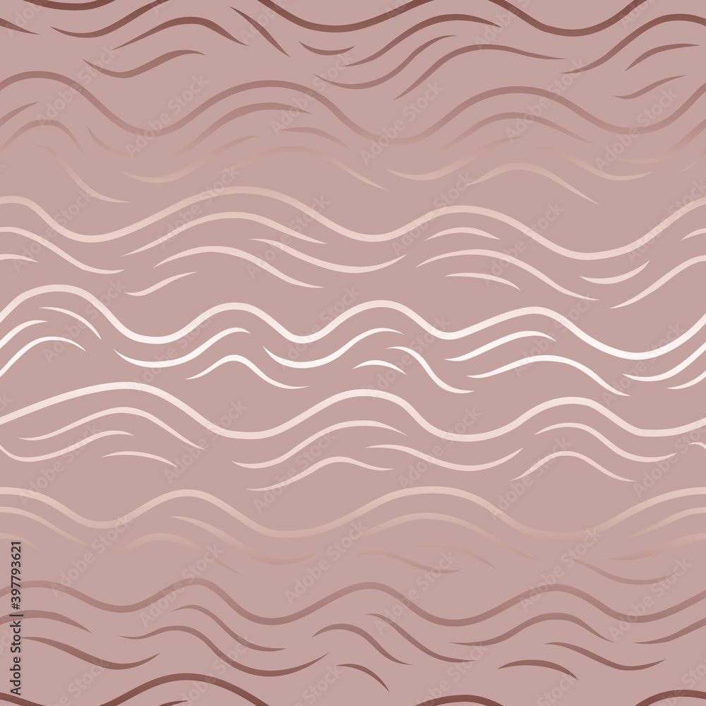 Poster abstract seamless pattern with wavy line. elegant wave background. delicate texture waves. fluid twi