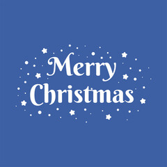 Fototapeta na wymiar Merry Christmas greeting card, vector illustration.