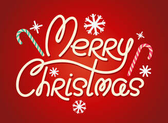 Retro banner for Christmas