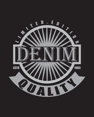 Fototapeta premium Modern vector illustration, vintage label, perfect for T-shirts, clothes, hoodies and other clothing designs