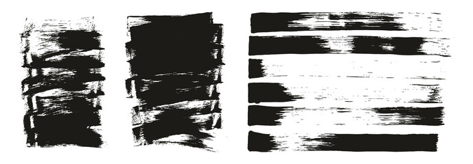 Flat Sponge Thin Artist Brush Short Background & Straight Lines Mix High Detail Abstract Vector Background Mix Set 