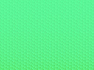 六角形の模様が並ぶ緑色の抽象背景イラスト