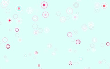 Light Pink, Yellow vector layout with circle shapes.