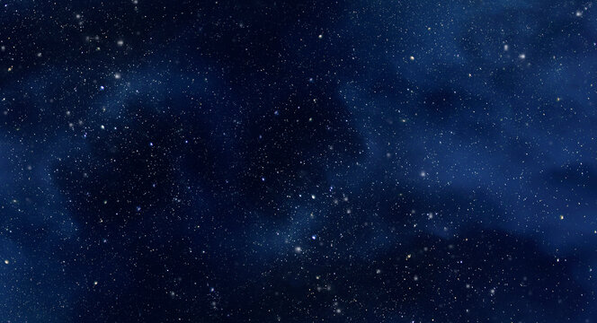 Large picture of starry sky with constellation, night sky as texture or background