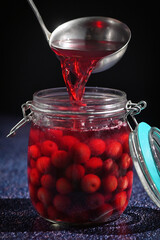 Preserving Homemade Cherry Compote