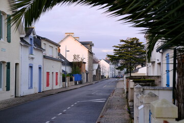 Fototapeta premium In the city of le Pouliguen - a small city in the west of France.