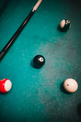 american billiards, billiard balls