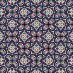 Geometric seamless pattern, abstract colorful background, vector texture.