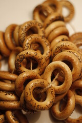 bagels close-up