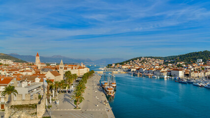 View of the city of Trogir, Croatia 