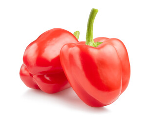 red pepper isolated on white background