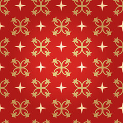 Background pattern in vintage style. Seamless wallpaper texture. Vector graphics.