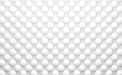White circles abstract background for business brochure.3d rendering

