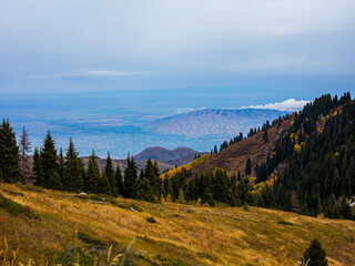 landscape in the mountains