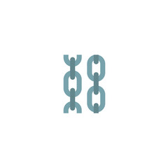 Chain vector isolated icon illustration. Chain icon