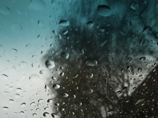 rain drops on window