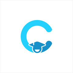 Education Letter Initial C Logo Design Template