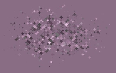 Light Black vector background with colored stars.