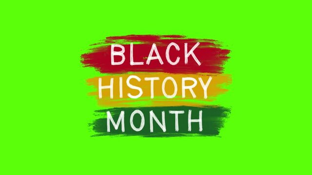Black History Month Hand-Drawn Animation 4k
