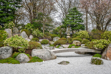 A Japanese inspired zen garden