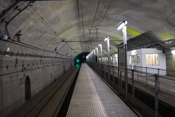 土合駅下りホーム