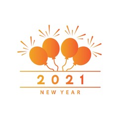 Fototapeta na wymiar 2021 Happy New Year