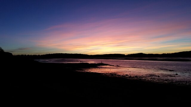 Sunset on Cramond Island / Sonnenuntergang auf Cramond Island