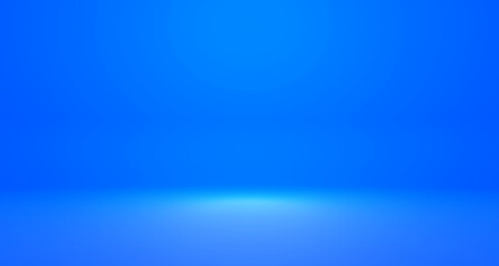 Obraz premium Blue room for abstract background design, 3d illustration