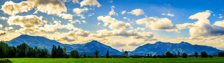 landscape near benediktbeuern in bavaria