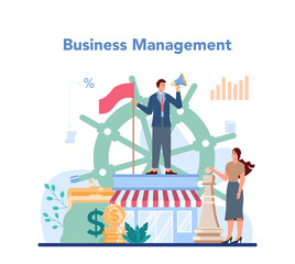 Enterpreneur concept. Idea of business strategy and professional