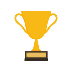 First prize gold trophy icon,prize gold trophy, winner, first prize, vector illustration and icon