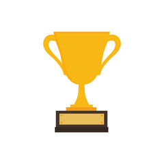 First prize gold trophy icon,prize gold trophy, winner, first prize, vector illustration and icon