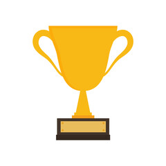 First prize gold trophy icon,prize gold trophy, winner, first prize, vector illustration and icon
