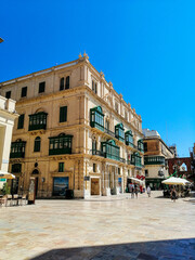 Fototapeta na wymiar Streets of Malta capital