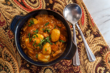 Hungarian Chicken Paprikash Gnocchi