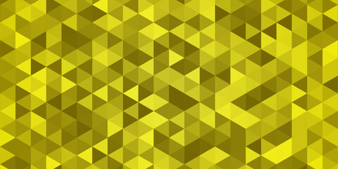 Abstract yellow triangle background