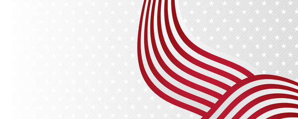 Fototapeta premium American Abstract Presidential Elections Stars and Stripes Background 