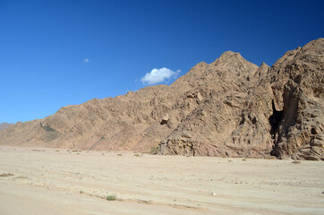 Desert of Sinai Peninsula, Egypt. Near Sharm El Sheikh