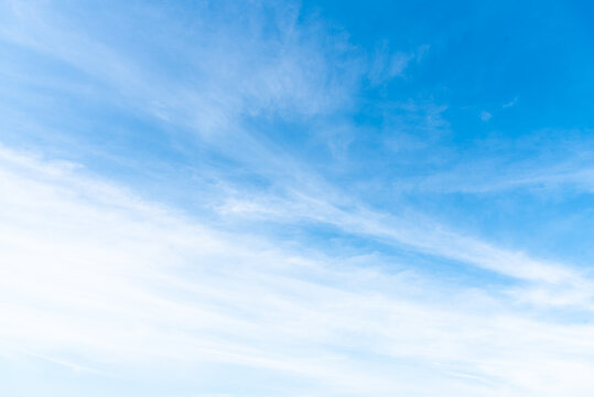 The nature of blue sky with cloud in the morning. © Joeahead