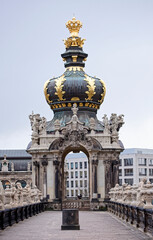 Obraz premium Zwinger-palace and park complex of four buildings.