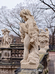  Zwinger-palace and park complex of four buildings