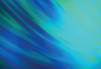 Light Green vector abstract blurred layout.