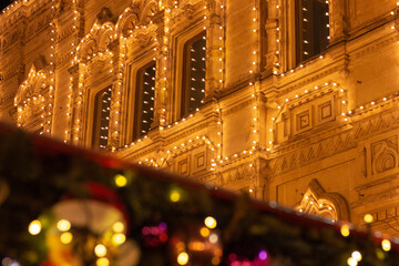 Christmas on Red Square in Moscow.