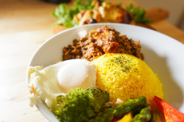 手作りのランチ