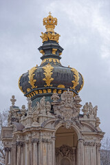 Obraz premium Zwinger-palace and park complex of four buildings.